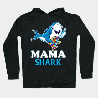 Autism Shark Moms Mama Mother Women Hoodie